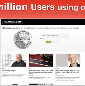 One million Users using our Products